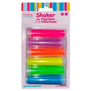 SPARKYS - Shaker se třpytkami - sada neon 6 (42g)