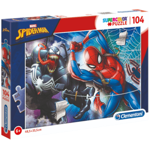 Clementoni - Puzzle Supercolor 104 Spiderman