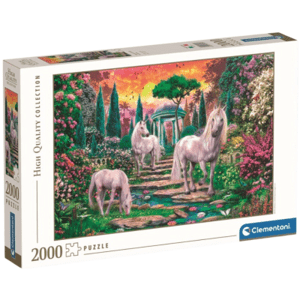 Puzzle 2000 Klasičtí zahradní jednorožci