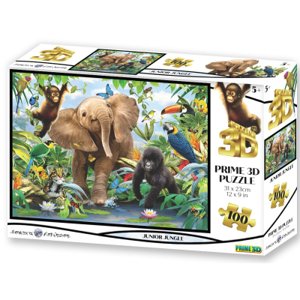 PRIME 3D 3D PUZZLE - Junior Jungle 100 ks