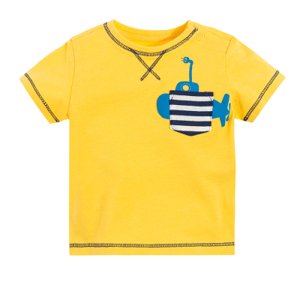 COOL CLUB Chlapecké tričko s krátkým rukávem Ponorka ŽLUTÁ 62