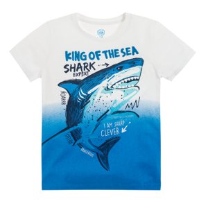 COOL CLUB Chlapecké tričko s krátkým rukávem King of the sea MODRÁ 92