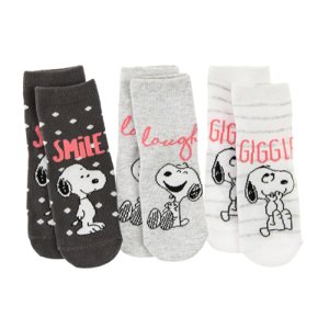 COOL CLUB Ponožky 3 ks Snoopy 22_24 DHX