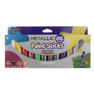 EPEE Czech - Little Brian Paint Sticks metalické barvy, 12-pack