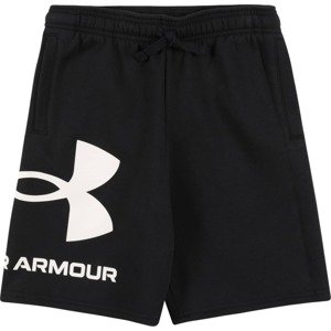 UNDER ARMOUR Sportovní kalhoty 'Rival' černá / bílá