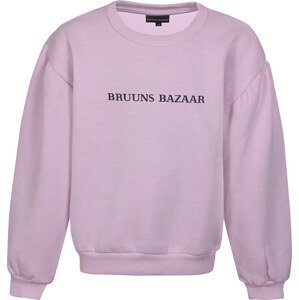 Bruuns Bazaar Kids Mikina světle fialová / černá