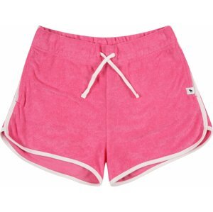Abercrombie & Fitch Kalhoty pink / bílá