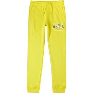 O'NEILL Sportovní kalhoty žlutá / šedá / bílá