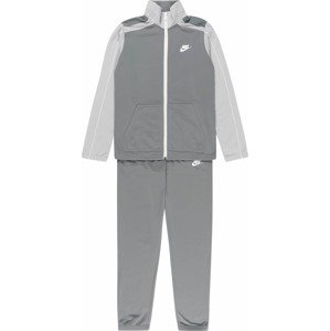 Nike Sportswear Joggingová souprava světle šedá / tmavě šedá / bílá