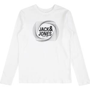 Jack & Jones Junior Tričko 'Luca' černá / bílá