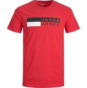 Jack & Jones Junior Tričko modrá / červená / bílá