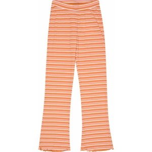 Vero Moda Girl Kalhoty starobéžová / mandarinkoná / světle růžová