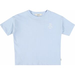 GARCIA Tričko pastelová modrá / bílá