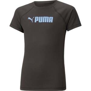 PUMA Funkční tričko světlemodrá / černá