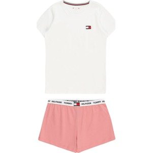 Tommy Hilfiger Underwear Pyžamo námořnická modř / jasně červená / pastelově červená / bílá