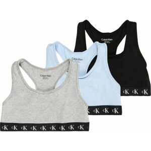 Calvin Klein Underwear Podprsenka světlemodrá / šedý melír / černá