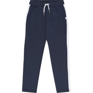 Abercrombie & Fitch Kalhoty marine modrá / bílá