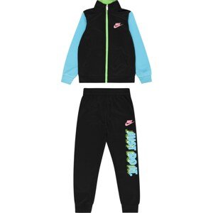 Nike Sportswear Joggingová souprava světlemodrá / světle zelená / růžová / černá