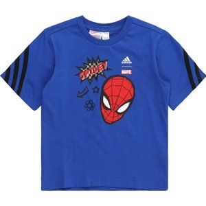 ADIDAS SPORTSWEAR Funkční tričko 'Spider-Man' tmavě modrá / červená / černá / bílá