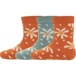 EWERS Ponožky 'Sonne' nefritová / humrová / bílá