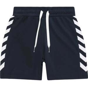Hummel Sportovní kalhoty 'Thim' námořnická modř / bílá
