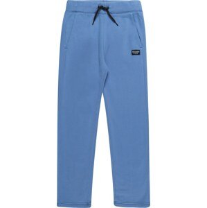 Abercrombie & Fitch Kalhoty kouřově modrá / černá / bílá