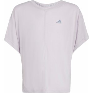 ADIDAS SPORTSWEAR Funkční tričko pastelová fialová / stříbrná