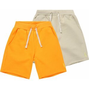 ESPRIT Kalhoty nažloutlá / oranžová