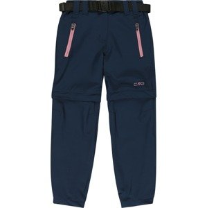CMP Outdoorové kalhoty námořnická modř / pink