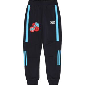 ADIDAS PERFORMANCE Sportovní kalhoty marine modrá / světlemodrá / červená