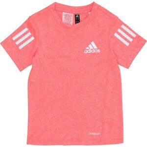 ADIDAS PERFORMANCE Funkční tričko světle růžová / bílá