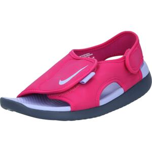 Nike Sportswear Otevřená obuv 'SUNRAY ADJUST 5' pink / bílá