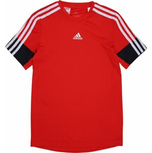 ADIDAS PERFORMANCE Funkční tričko noční modrá / červená / bílá