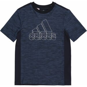 ADIDAS SPORTSWEAR Funkční tričko noční modrá / černá / bílá