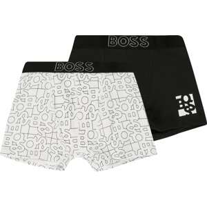 BOSS Kidswear Spodní prádlo černá / bílá