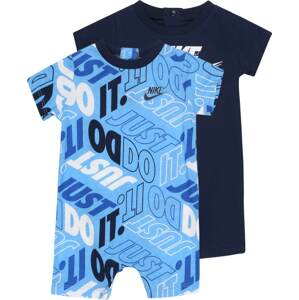Nike Sportswear Overal námořnická modř / světlemodrá / bílá