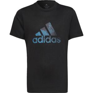 ADIDAS SPORTSWEAR Funkční tričko tyrkysová / antracitová / černá
