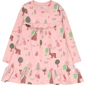STACCATO Šaty hnědá / zelená / pink / růžová