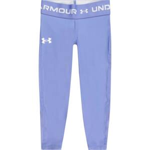 UNDER ARMOUR Sportovní kalhoty fialkově modrá / bílá