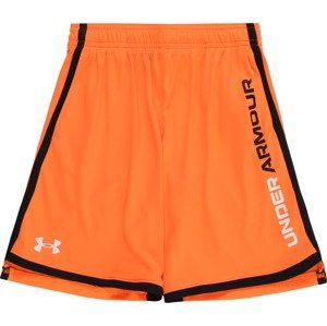 UNDER ARMOUR Sportovní kalhoty 'Stunt 3.0' oranžová / černá / bílá