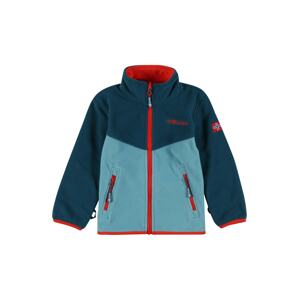 Funkční flísová bunda 'Oppdal' Trollkids námořnická modř / světlemodrá / ohnivá červená