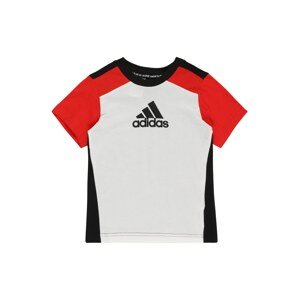 Funkční tričko ADIDAS SPORTSWEAR červená / černá / bílá