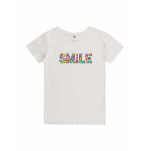 Tričko 'Colorful Smile' mister tee žlutá / nefritová / fialová / pink / bílá