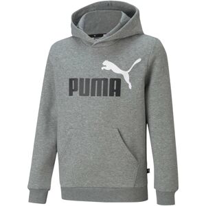 Sportovní mikina Puma šedý melír / černá / bílá