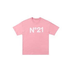 Tričko N°21 světle růžová / bílá