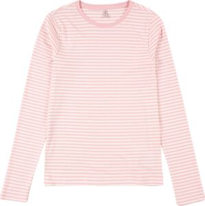 Tričko KIDS ONLY světle růžová / bílá