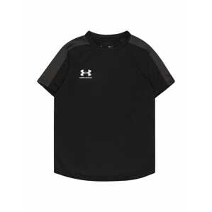 Funkční tričko Under Armour šedá / černá / bílá