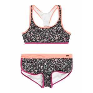 Sportovní plavky 'Tyra' Protest mix barev / broskvová / pink / černá