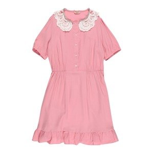 Šaty N°21 světle růžová / stříbrná / bílá