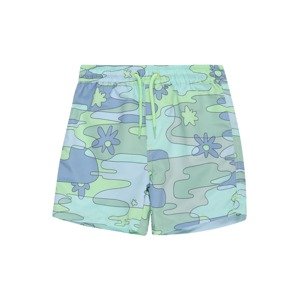 Plavecké šortky 'BAILEY' Cotton On modrá / světlemodrá / pastelově zelená / světle zelená